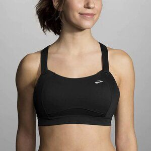 Brooks Moving Comfort Juno Sports Bra in Black, 34D